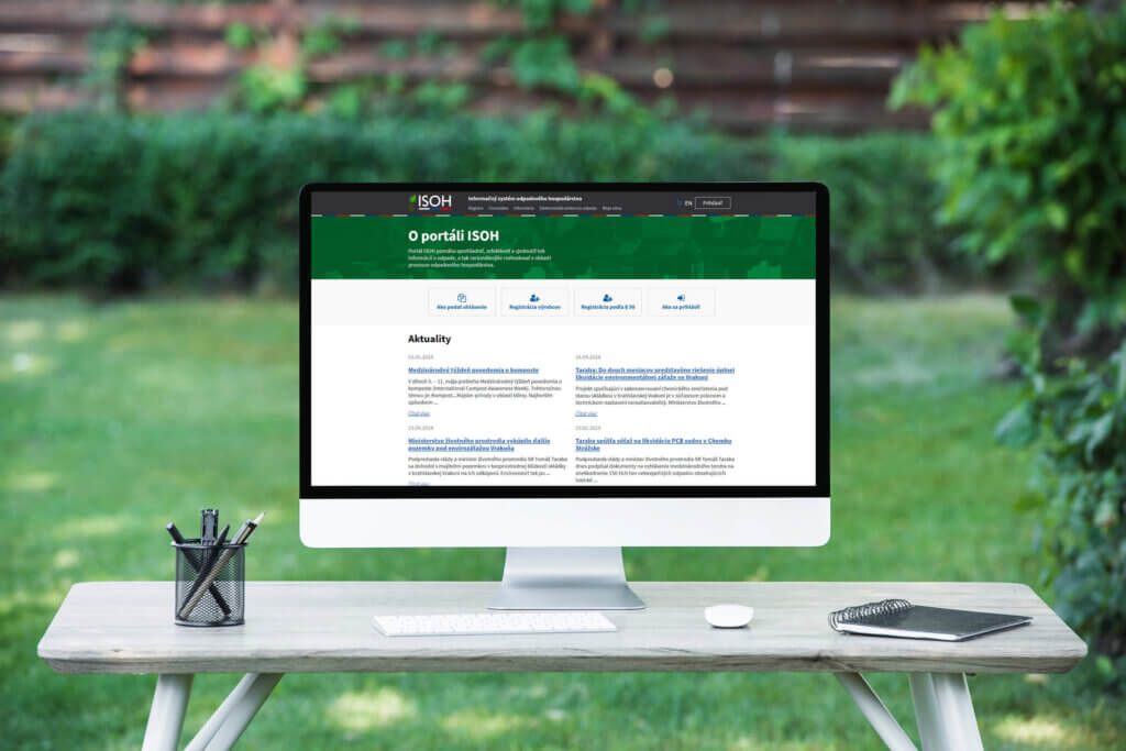 Bezplatné webináre o systéme ISOH na elektronickú evidenciu odpadov.